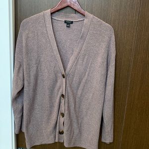 Ann Taylor Factory brown cardigan size large